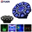 12x10W RGBW LED Bee Eye Moving Head Light with RG Laser - 1