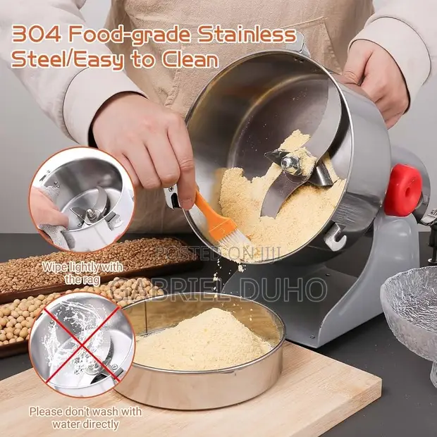 2000g Electric Grain & Spice Grinder - 1