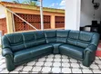 Royal Comfort Black Leather Sofa - 6 Seater - 2