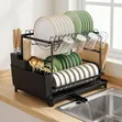 Stainless Steel Dish Rack - 2 Tier - 1