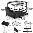 Stainless Steel Dish Rack - 2 Tier - 2