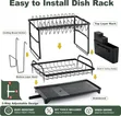 Stainless Steel Dish Rack - 2 Tier - 3