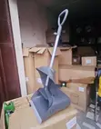 Dark Gray Folding Broom with Dustpan - Windproof Plastic Cleaning Set - 2