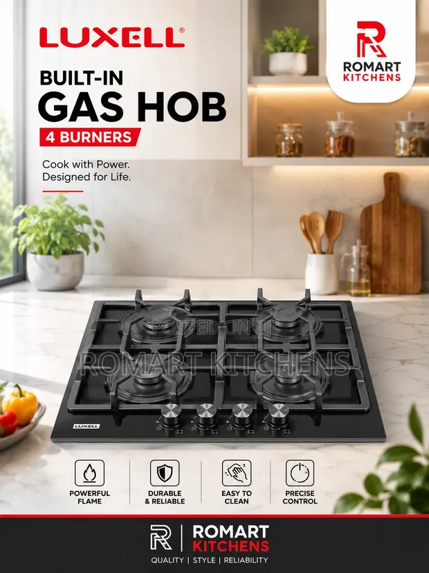 Luxell 60cm Inbuilt Ceramic Glass Cooktop - 1