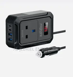 Promate Multi-Port DC to AC Power Inverter (200W)