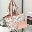 Classy Shoulder Bag with Matching Purse - 1