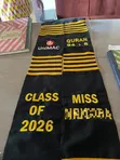 Custom Woven Kente Sash with Embroidery - 2