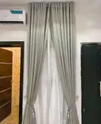 10ft Luxurious Total Blackout Textured Curtains (Pair) - 2
