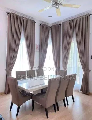 Elegant Modern 10ft Blackout Textured Curtains