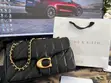 Brand New Classic Vintage Black Textured Bag - Medium - 2