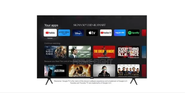 Sigma 50" UHD 4K Smart TV SIG-KU50V6-S - 1
