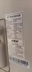 MDV 2.5 HP Split System Air Conditioner - 4