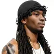 Brand New Cotton Head Turban - Black - 1