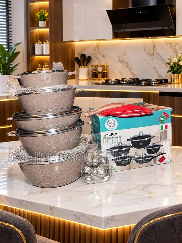 Premium 12-Piece Non-Stick Cookware Set - 1