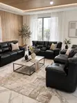 Luxury Brown Leather Executive Chairs (Set of 2) - 2