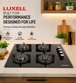 Luxell 4 Burner Inbuilt Glass Cooktop with Auto Ignition - 1
