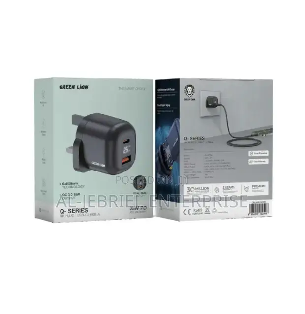 Green Lion Q-Series 25W Fast Charger - 1