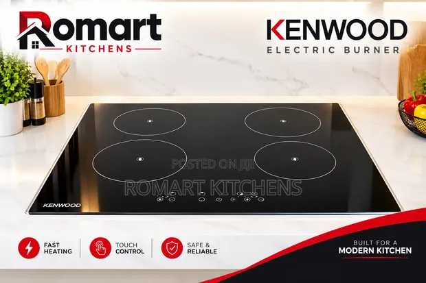 Kenwood 60cm 4-Burner Inbuilt Ceramic Glass Electric Cooktop - 1