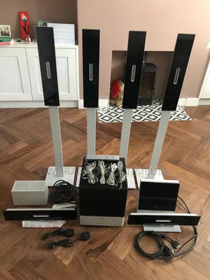 Philips Cineos HTS9800W Floor Standing Pillar Speakers (4 pcs)