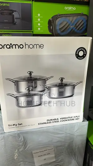 3-in-1 Stainless Steel Pot Set