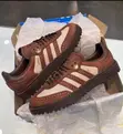 Adidas WTR Samba Dark Brown Sneakers - 1