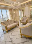 VIG Furniture Black Gold Velvet Luxury Mansion Executive Chairs - 3