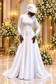 Luxury Custom Made Wedding Dress - Starting GHS 3000 - 2
