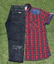 UK Thrift Clothing: Men's Jeans & Shirts - 1