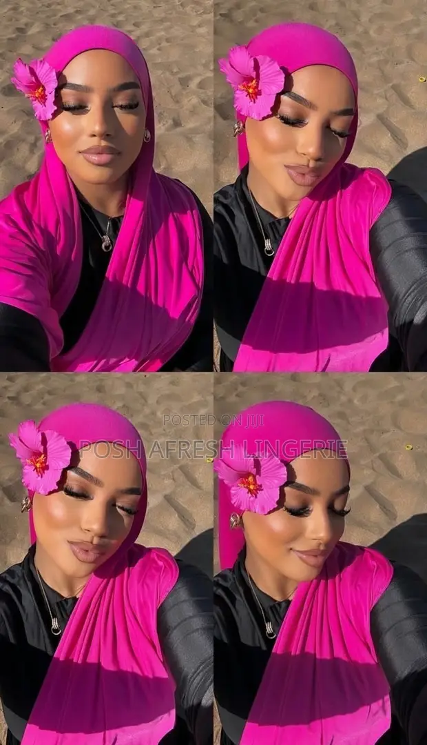 Jersey Headwrap Veil Scarf - 1