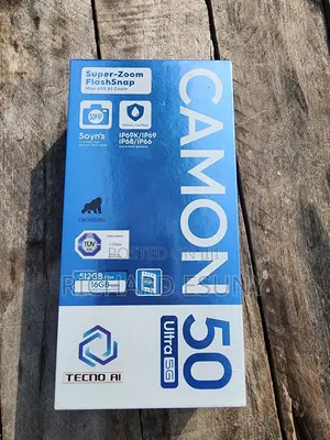 New Tecno Camon 50 Ultra 512GB Black
