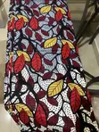 Premium Fashion Leaf Print Fabric - 3
