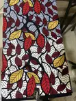 Premium Fashion Leaf Print Fabric - 4
