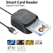 NFC Smart Card Reader - USB Plug & Play - 3