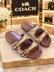 Coach Double Buckle Slides - 1