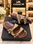 Coach Double Buckle Slides - 2