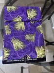 Rich Royal Purple African Print Fabric - 6 Yards - 4