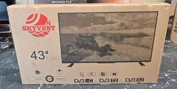 Skyvest 43" Full HD LED Digital Satellite TV - 43S ORV - 1