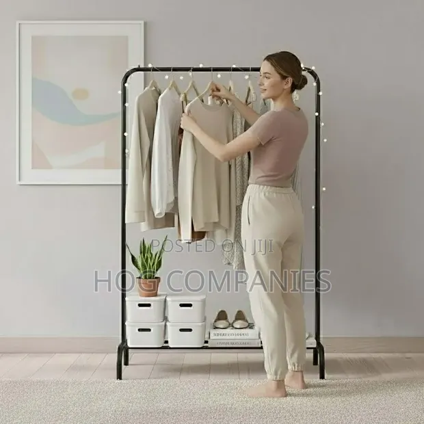 Quality Freestanding Single Metal Cloth Rack - Fast Delivery - 1