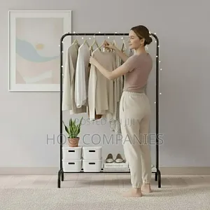 Quality Freestanding Single Metal Cloth Rack - Fast Delivery