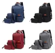 3-in-1 Waterproof 17' Laptop Backpack Travel School Bag - 5
