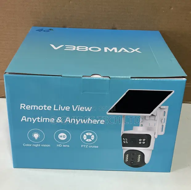 V380 Max 4G Solar PTZ Dual-Lens Camera 6MP - 1