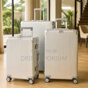 Premium Aluminum Trolley Luggage Set