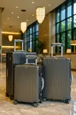 Premium Aluminum Trolley Luggage Set - 2