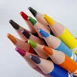 Erasable Color Pencils with Erasers (12pcs) - 4