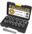 Hi-Spec 14-Piece Bolt Extractor Socket Set - 1