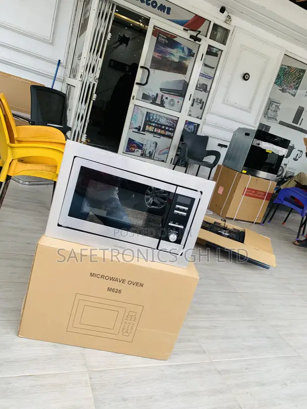 Brand New Kenwood Built-In Black Electric Microwave - 1