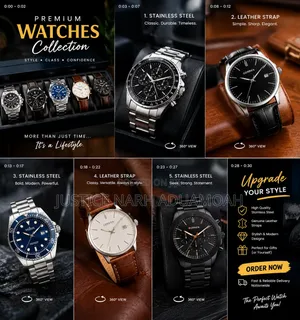 Justice Collection - Brand New Analog & Digital Watch