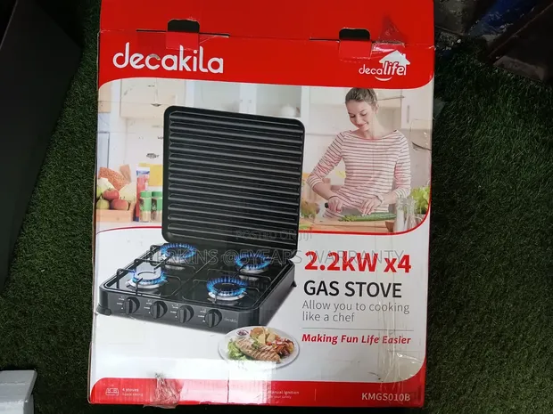 Decakila 2.2kw Gas Stove - 4 Burners - 1