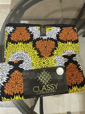Classy Floral African Print Fabric - 6 Yards