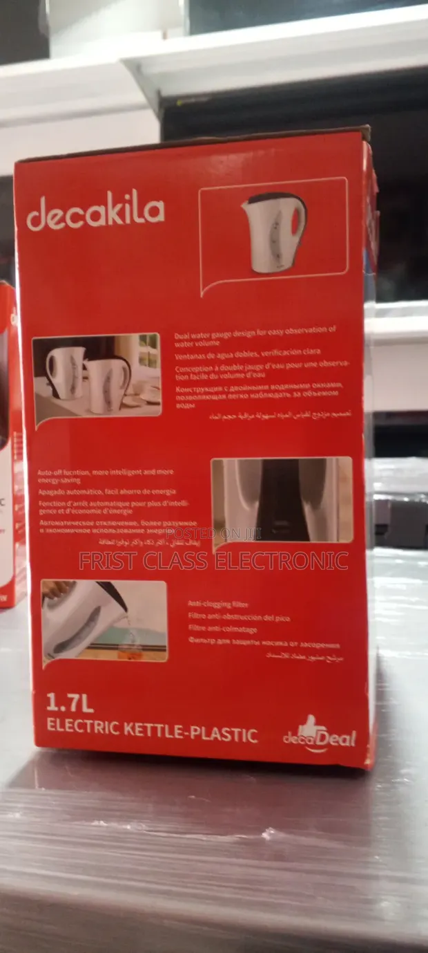 Decakila 1.7L Electric Kettle - 1